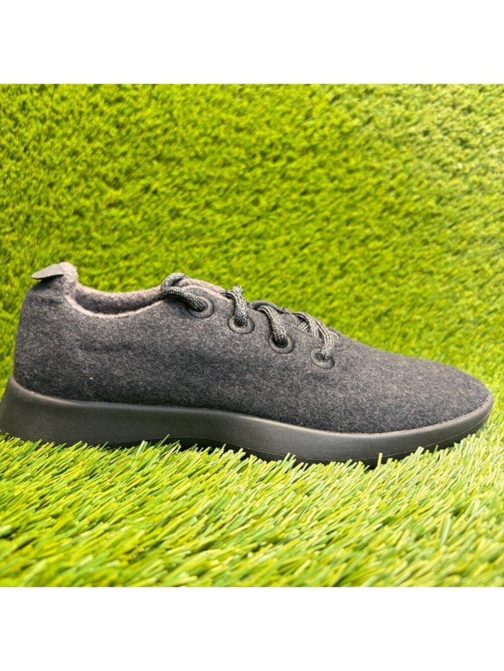 Allbirds Wool Runners Mens Size 8 Black Athletic Running Walking Shoes Sneakers